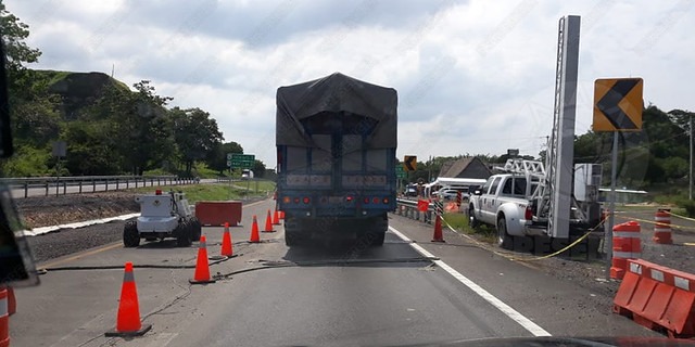 Retenes en límites de Veracruz y Tabasco afectan a transportistas