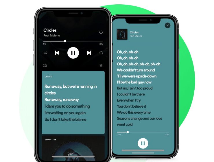 Letra de canciones en Spotify tendrán costo
