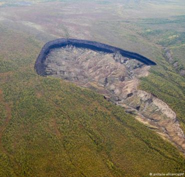 La Puerta del infierno en Siberia está creciendo