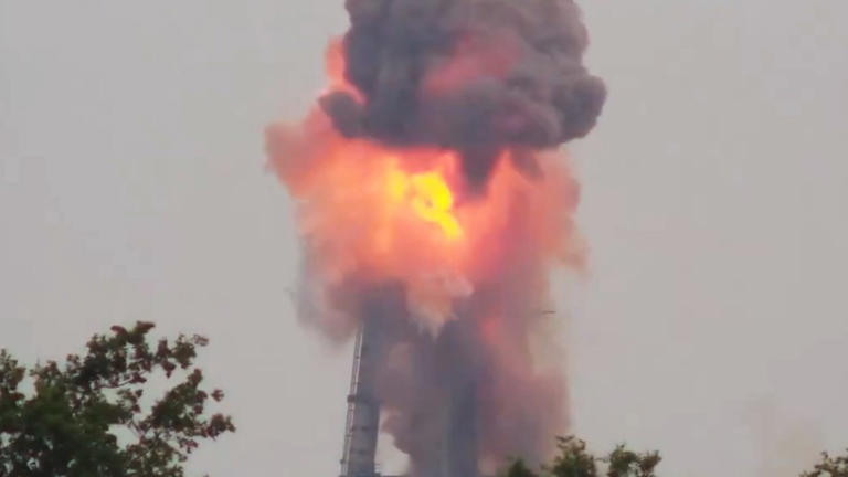 Se registró una explosión en SpaceX