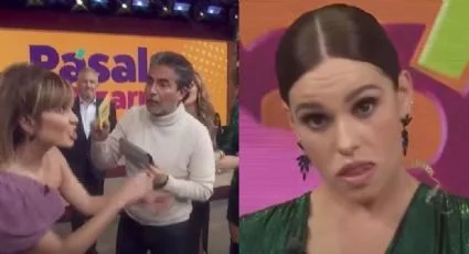 Un bochornoso momento vivió una conductora del Programa Hoy, mientras daba una mención de uno de sus patrocinadores.