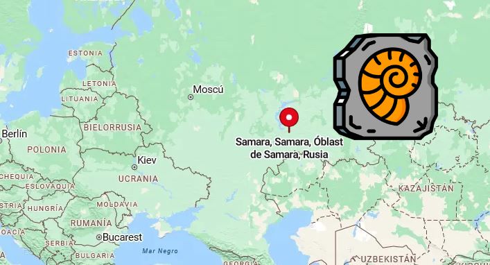 Encuentra fósiles marinos en Samara
