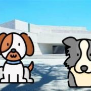 Artista usó a perros para una exhibición