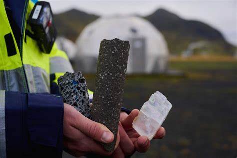 Islandia convierte el CO2 en rocas