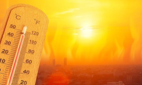 intensa ola de calor