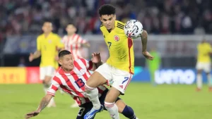 La Selección de Paraguay, fue derrotado dos goles a uno ante Colombia, en su partido inaugural en Copa América 2024.