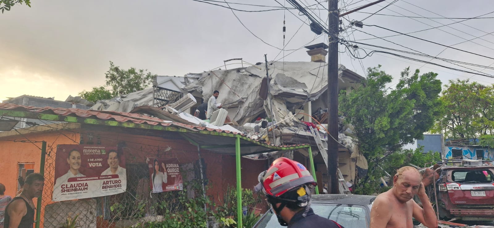 Explosión de un boiler en Nuevo León deja seis personas heridas