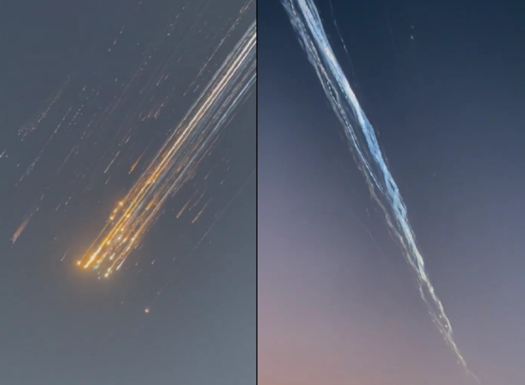 Cohete se estrella en Golfo de México