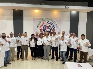 Momento histórico en el Hotel Plaza Mirador: el banderazo a Ruta 5 Yucatán un nuevo comienzo para la comunidad.