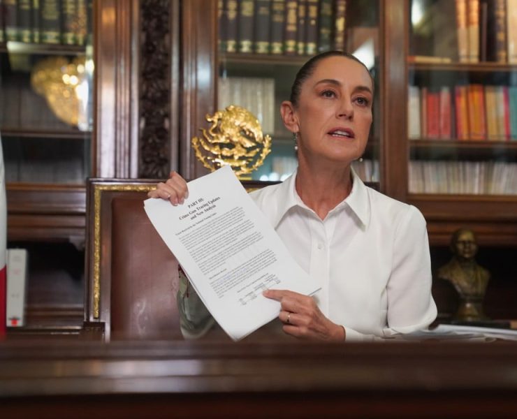 Sheinbaum responde con firmeza a aranceles de Trump y refuerza apoyo a migrantes