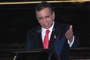 Fidel Herrera en uno de sus últimos eventos públicos, antes de que se confirmara que falleció ex gobernador de Veracruz a los 76 años.
